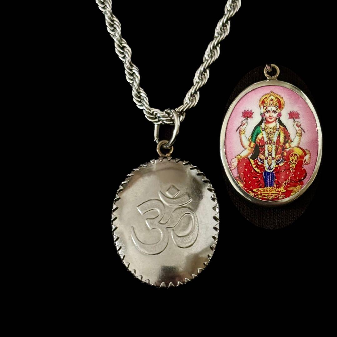連休価格》藤井風さん オームペンダント 女神ラクシュミー〈ピンク