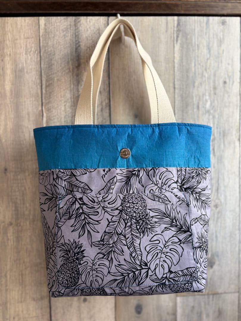 ♡ハワイアンキルトバッグ♡ホヌのハイビスカス♡