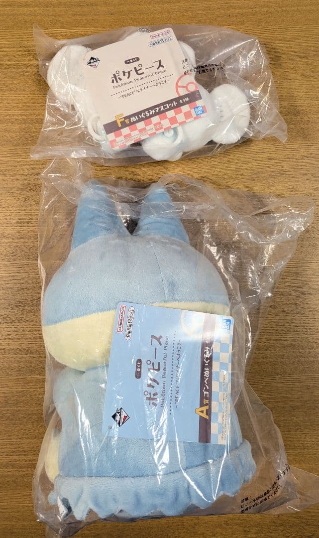 ポケピース 一番くじ ゴンベ ワッカネズミ ぬいぐるみ - メルカリ