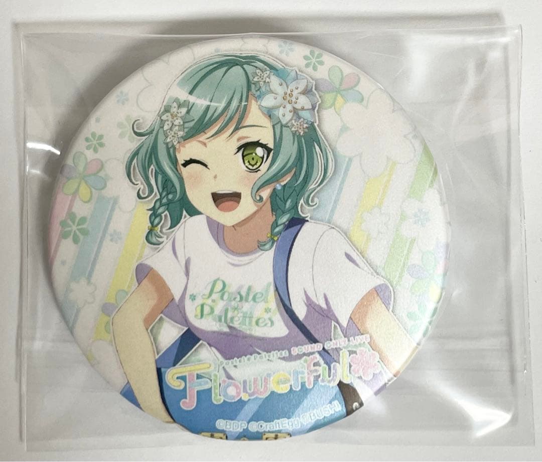 氷川日菜 バンドリ 缶バッジ Flowerful＊