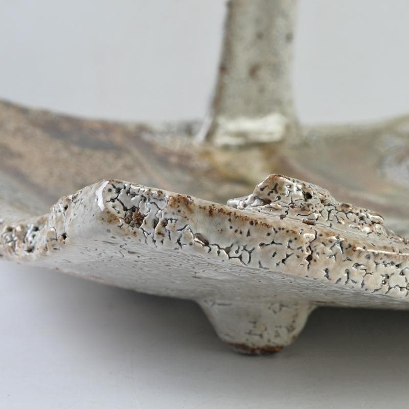 益子焼 高内秀剛作 塩釉 手付四方皿 共箱 V R9086B - メルカリ