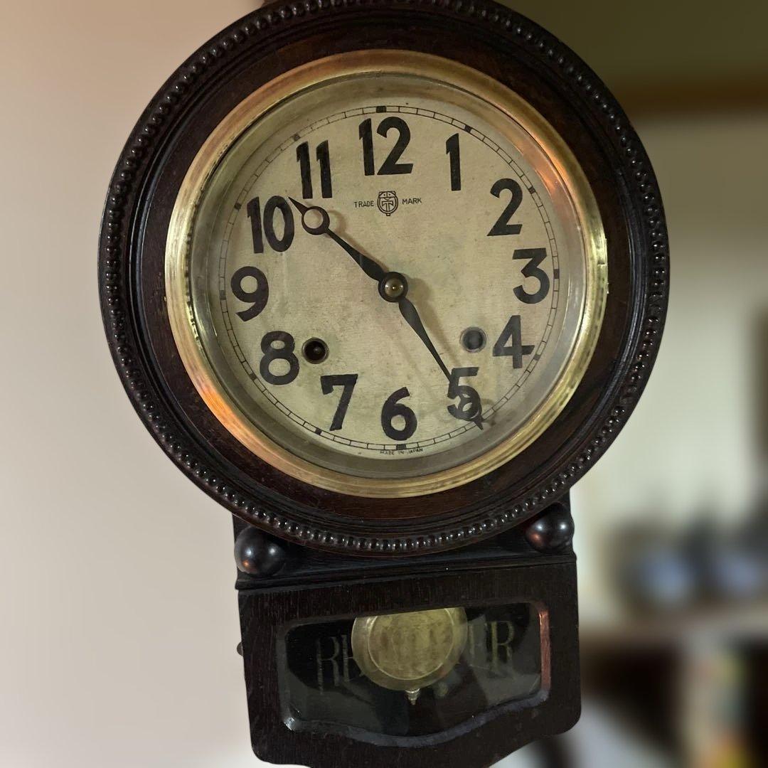 アンティーク掛け時計　稼働品