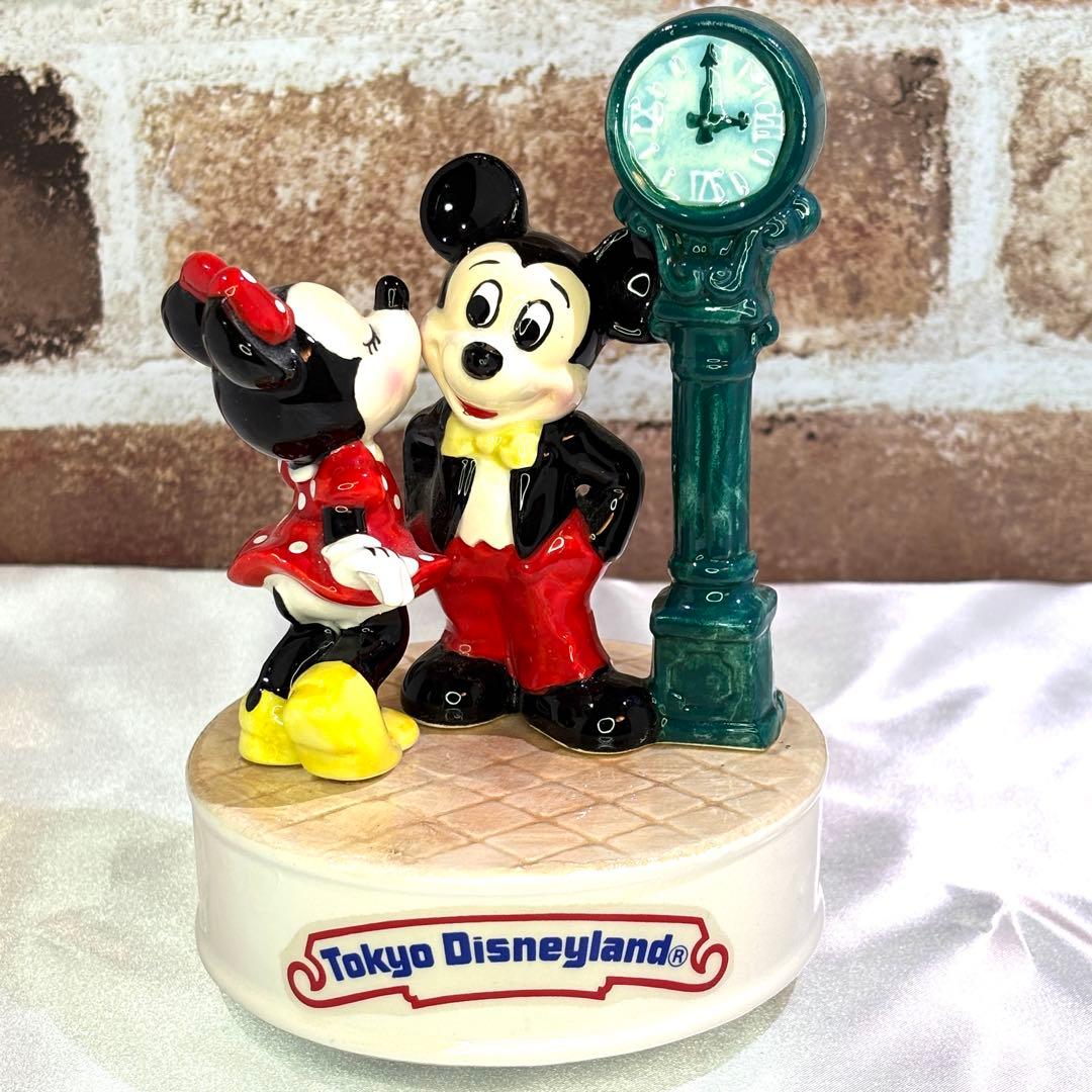 ディズニー置物　陶器　皿　砂時計　オルゴール ミッキーマウス　ミニー　まとめ売り