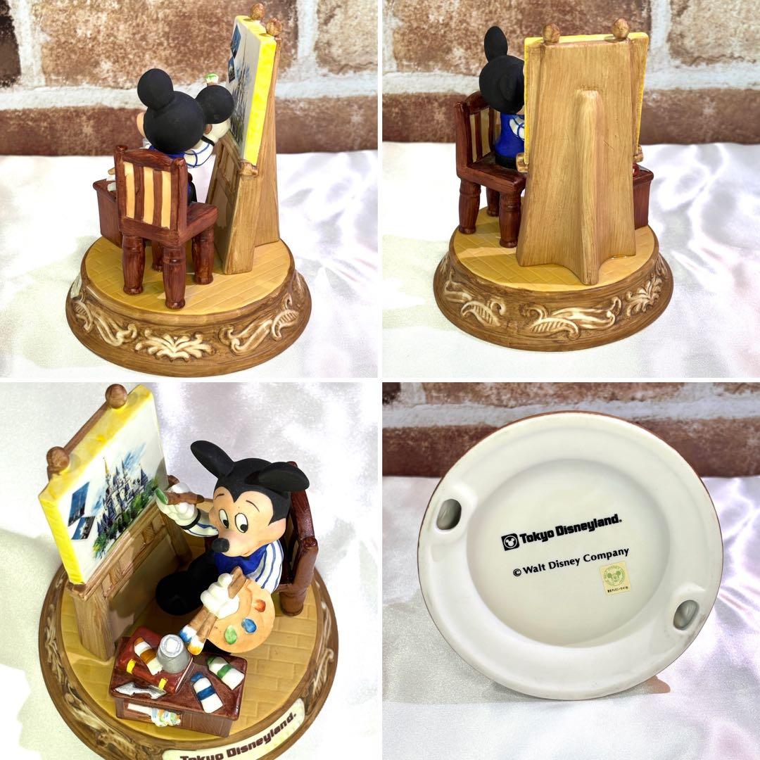 ディズニー置物　陶器　皿　砂時計　オルゴール ミッキーマウス　ミニー　まとめ売り