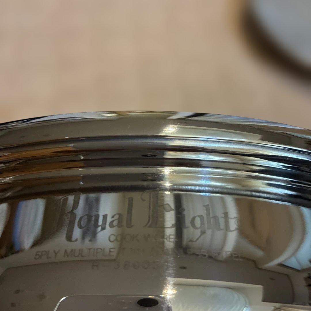 ロイヤルエイト eightIH対応 両手鍋 フライパン一部凹みあり