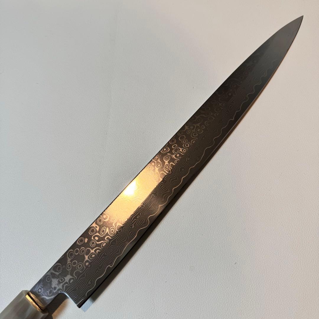 【けん様 リクエスト 2点 まとめ商品】300mm 墨流しダマスカス 柳刃包丁