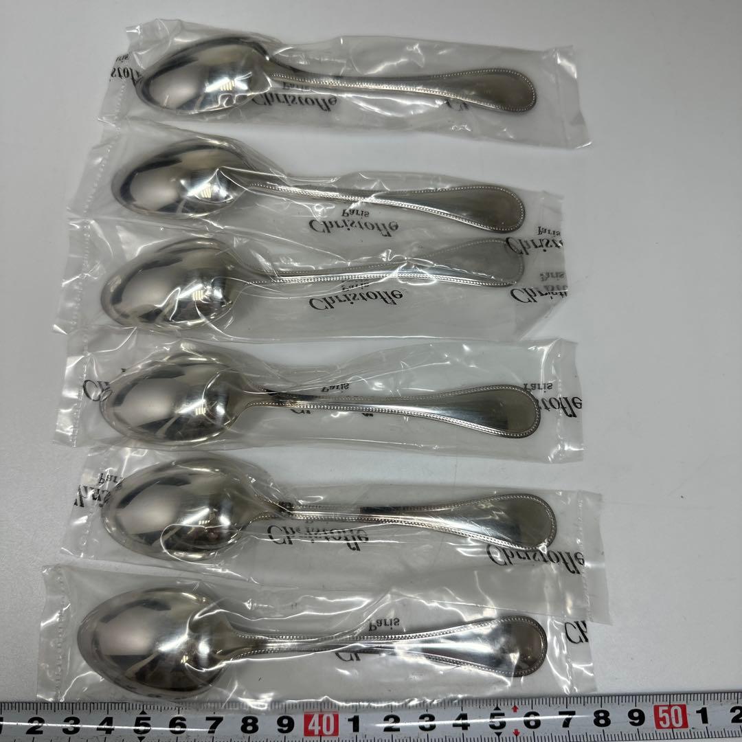 クリストフル　未使用品カトラリー18客　ボックス付　東さ7-0421☆2F