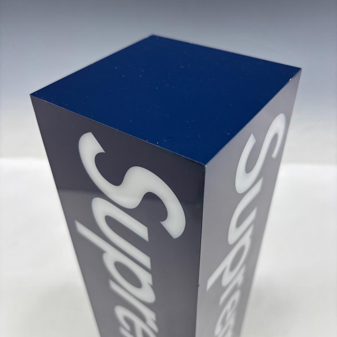 未使用【シュプリーム本物】ボックスロゴランプ/青/2023FW