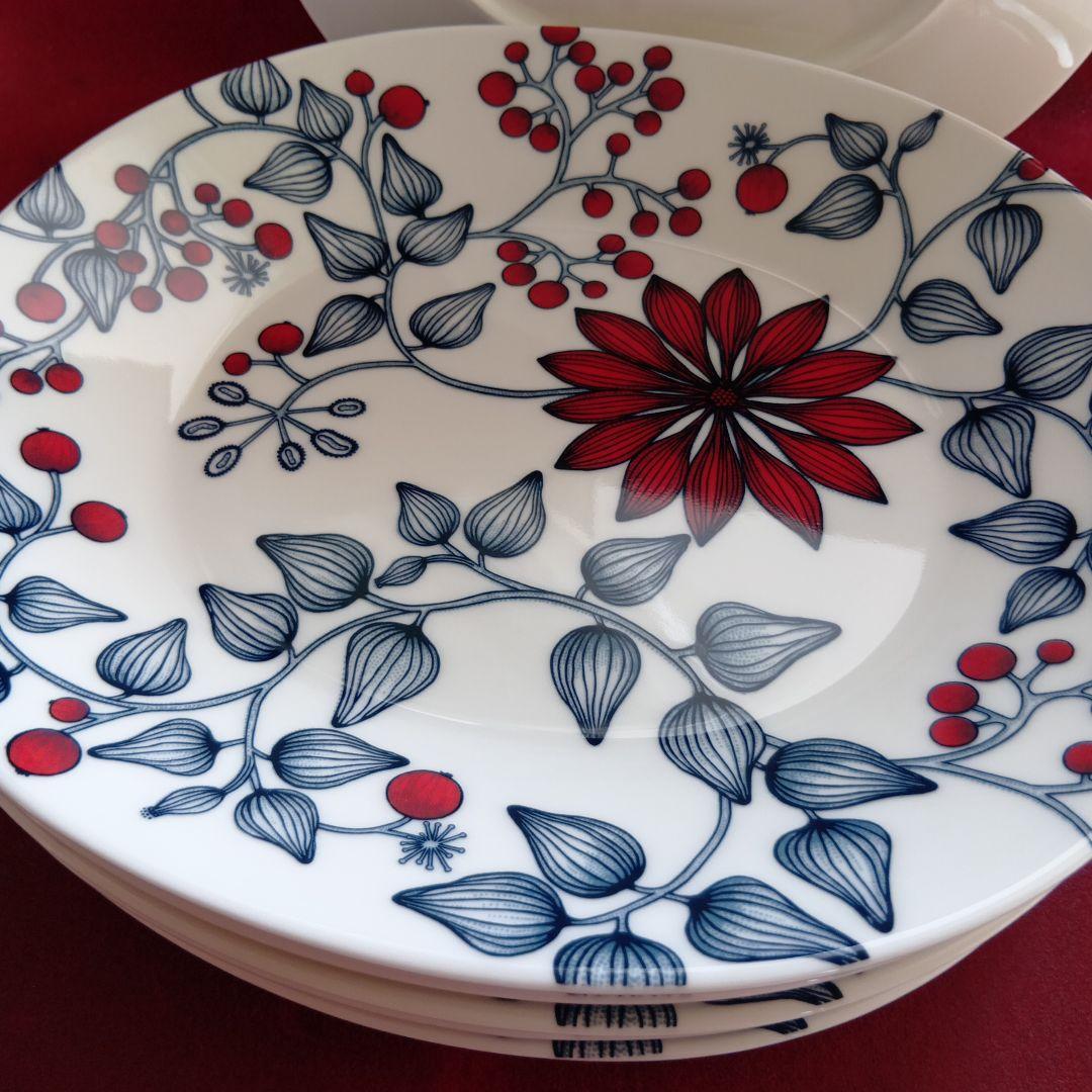 【お値下げ不可】アラビア ルノ オーバルプレート25cm フロストベリー