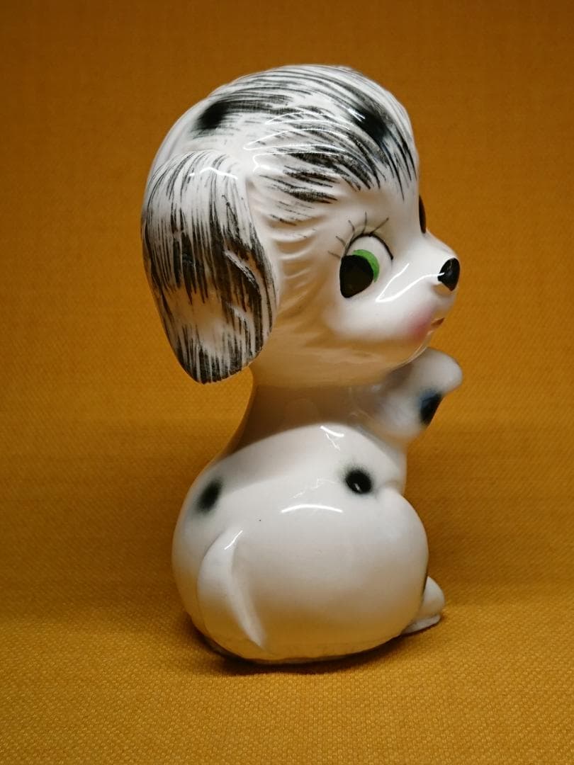 【美品】イヌ　ネコ　陶器　オブジェ　置物　インテリア　工芸品　美術品　A1068