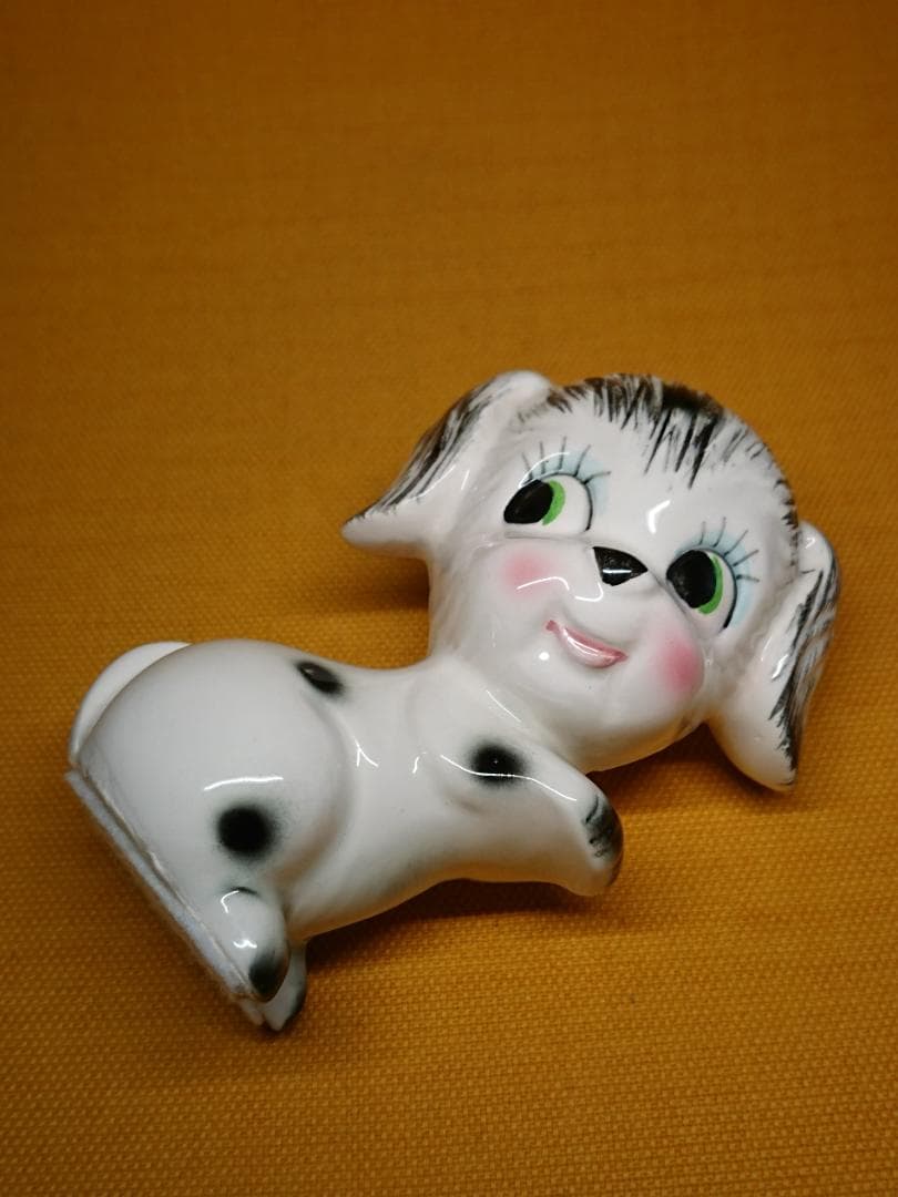 【美品】イヌ　ネコ　陶器　オブジェ　置物　インテリア　工芸品　美術品　A1068