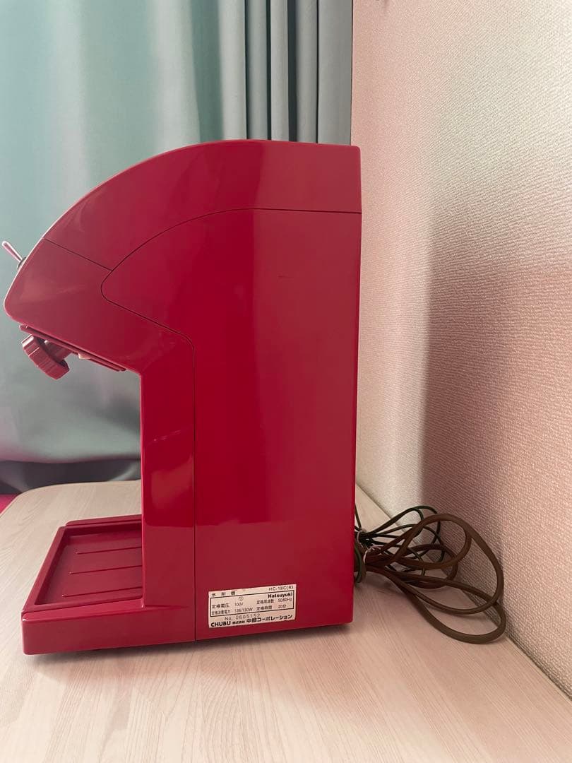 【氷削機】CUBE ICE SLICER 業務用　電動 かき氷機