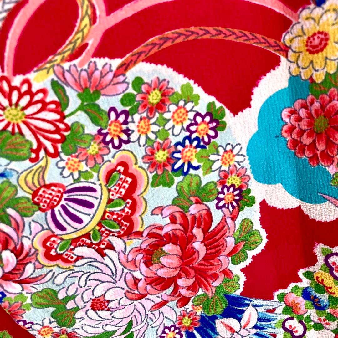 アンティーク3歳 女の子 子供着物 七五三 アンティーク着物 NO110