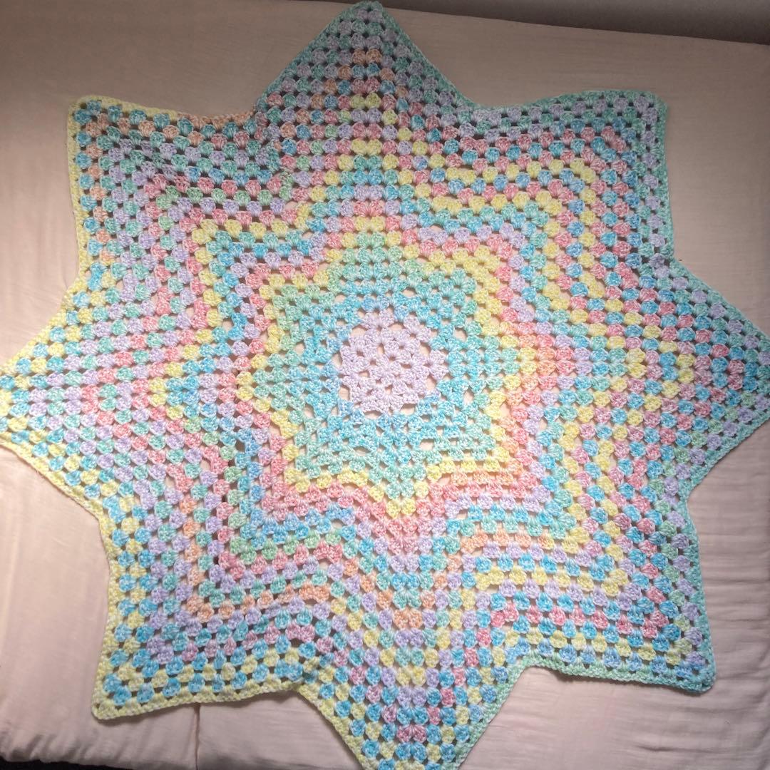 星型ブランケット 膝かけ マット - メルカリ