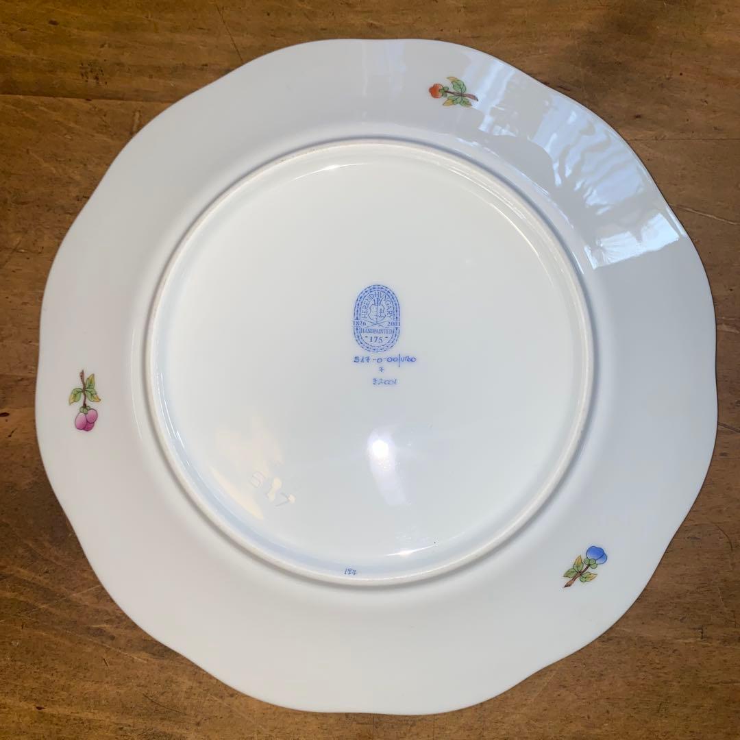 未使用　美品　ヘレンド　ヴィクトリアシリーズプレート