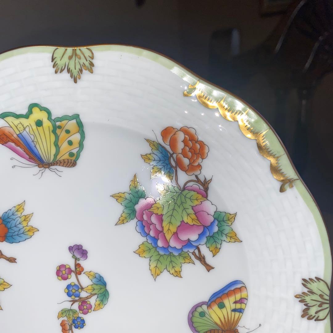 未使用　美品　ヘレンド　ヴィクトリアシリーズプレート