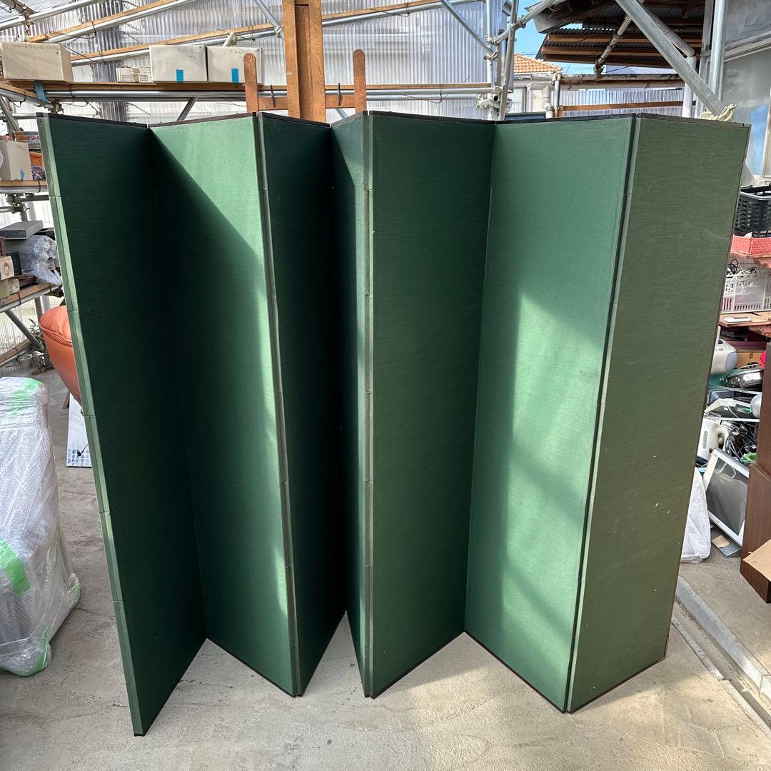 韓国 刺繍の特大屏風 幅約3m 8連 衝立 パーテーション 伝統工芸