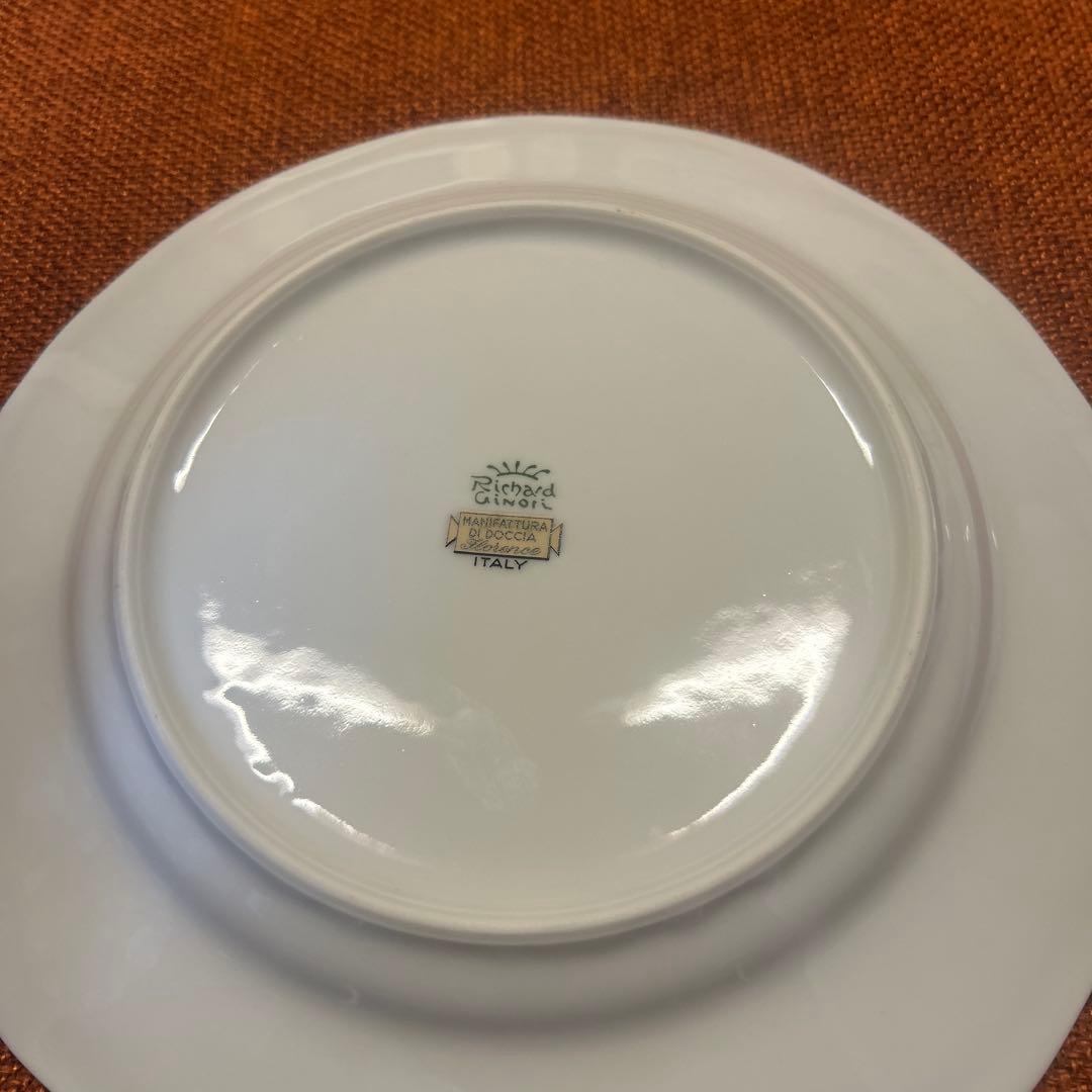 リチャードジノリ フローレンスフルーツフラワープレート大皿約24センチ2皿セット