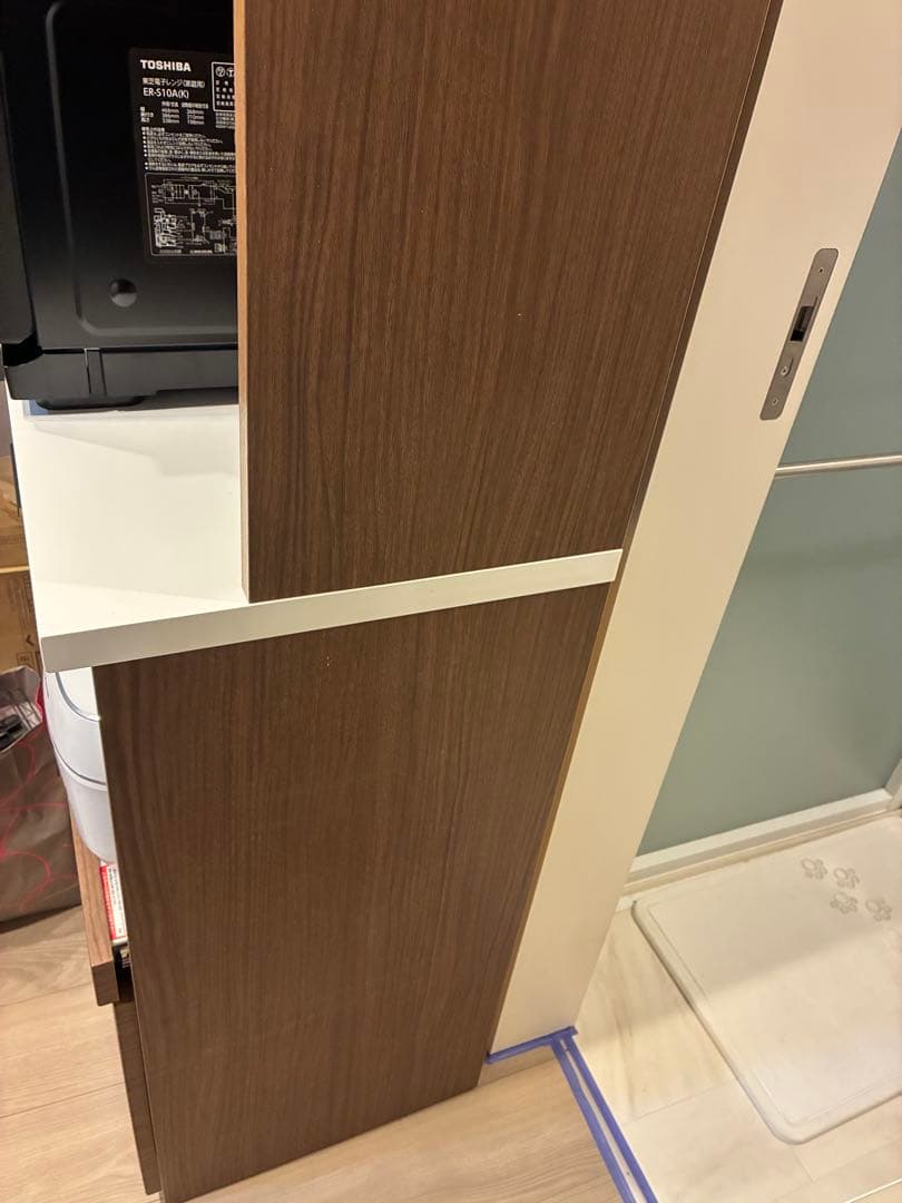 今週のみ出品　最終　ニトリ　ソレル80　キッチンボード　食器棚