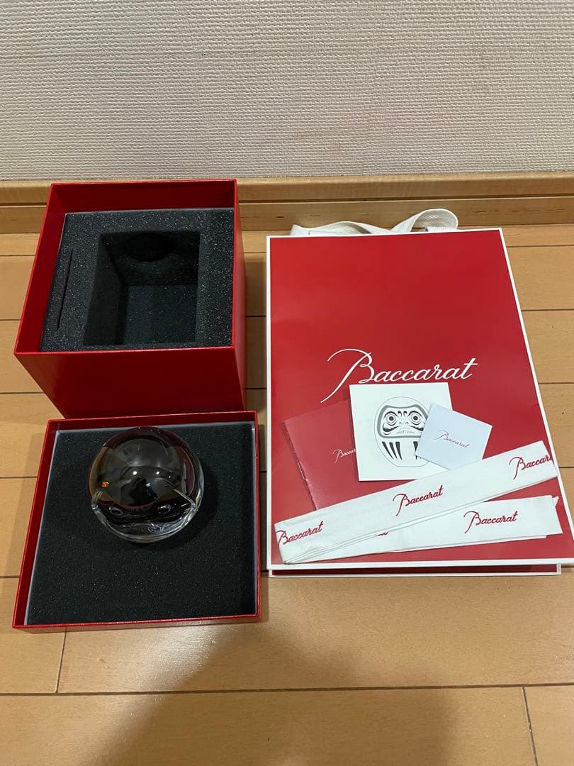 Baccarat バカラ ダルマ クリスタル置物 インテリア 縁起物