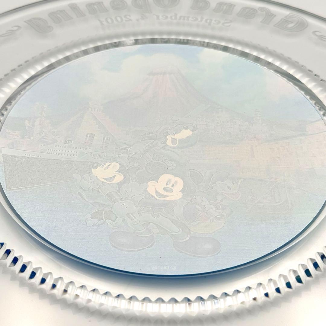 激レア】東京ディズニーシー オープニングプレート 2001年 ガラス製