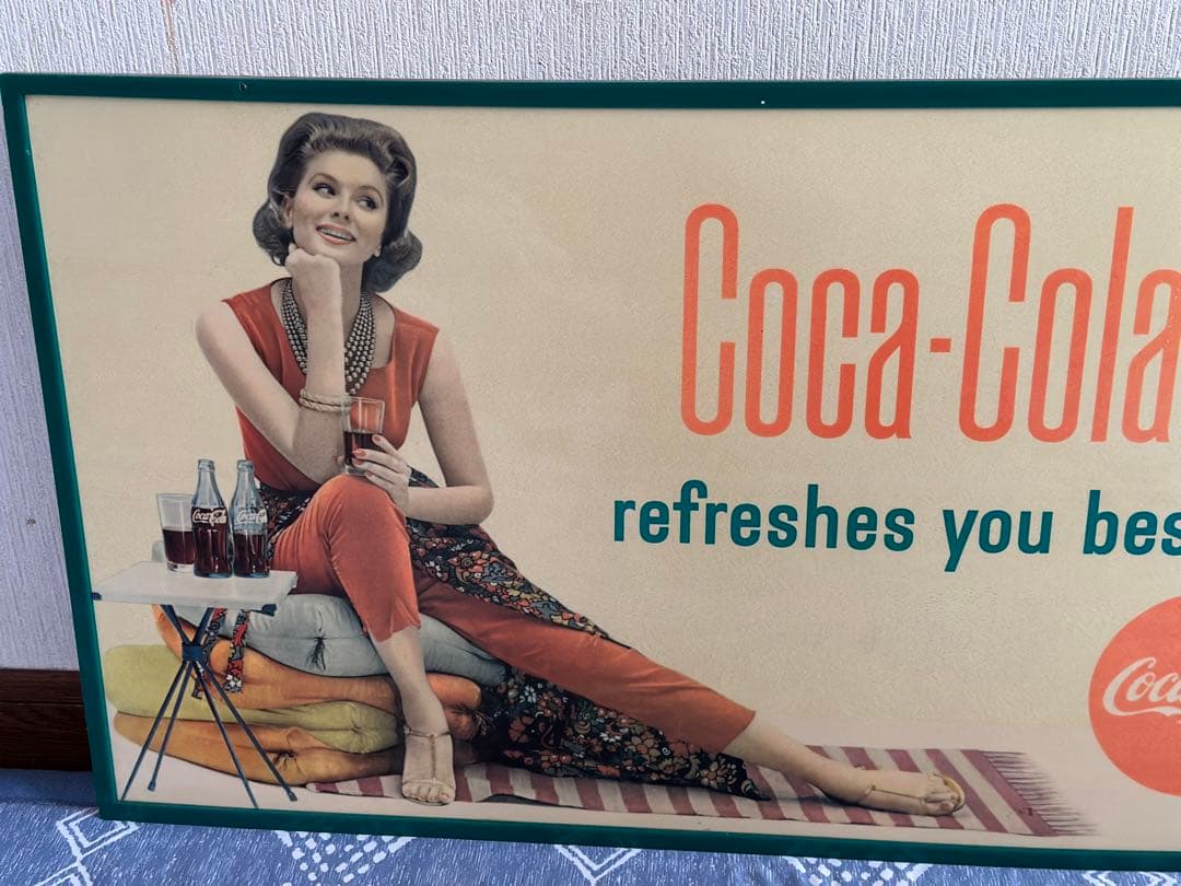コカコーラ　ヴィンテージ　看板