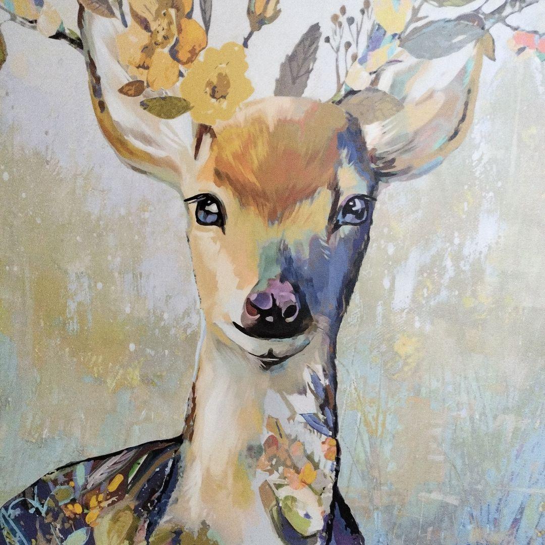 イケア IKEA PJATTERYD プィエッテリードシカ 鹿 絵画 キャンバス