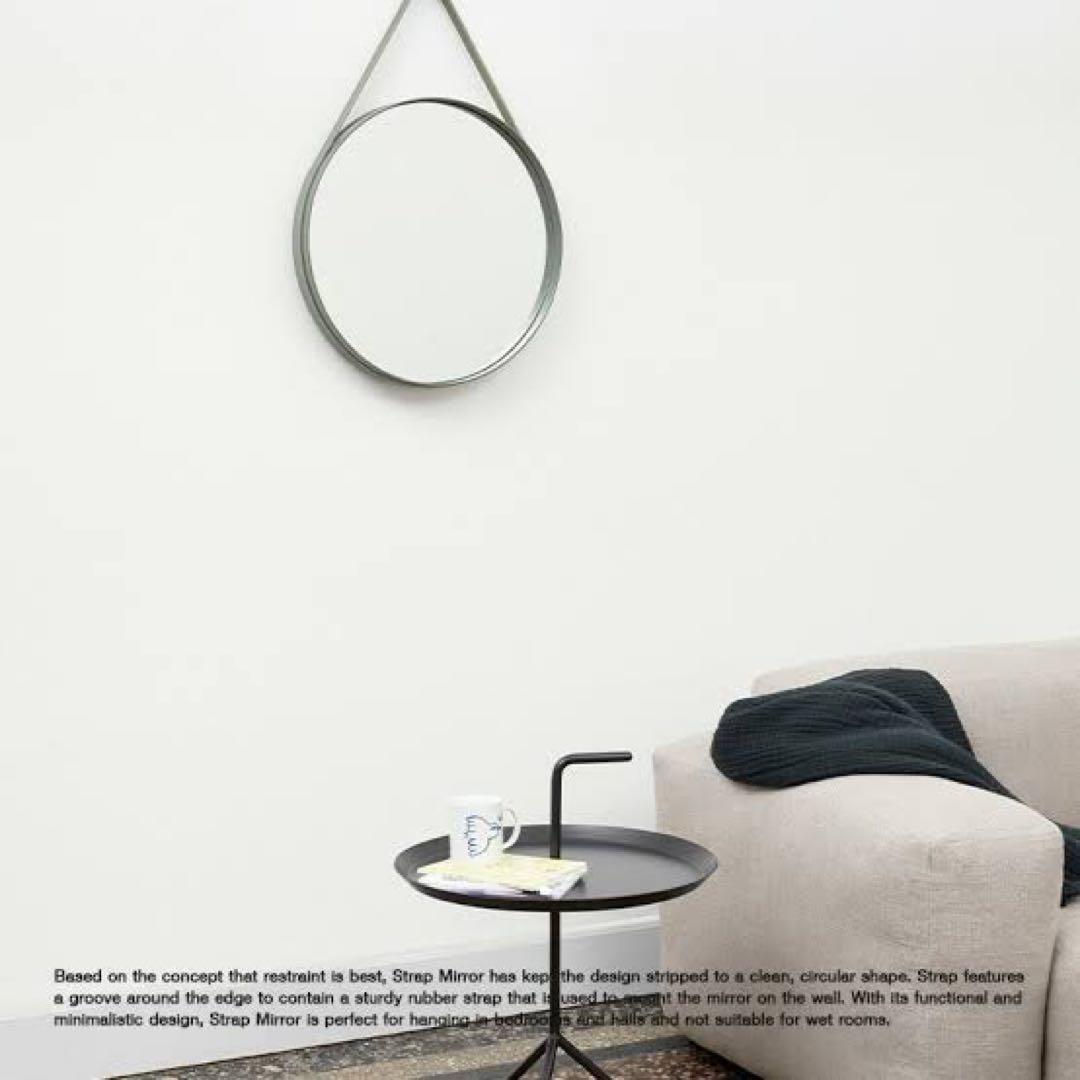 HAY STRAP MIRROR NO,2 / Φ50cm ミラー