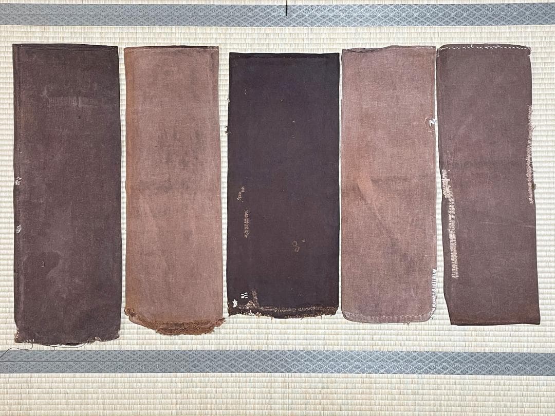 酒袋 10枚　柿渋染め　古布　014