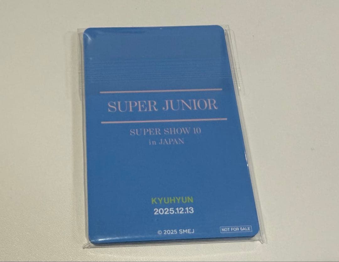 superjunior SUPER SHOW 10 トレカ プレミアムシート特典 - メルカリ