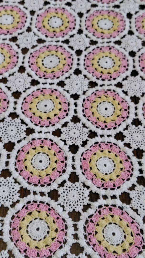 RK479超大判手編みのベッドカバーソファ−カバーにも210×260