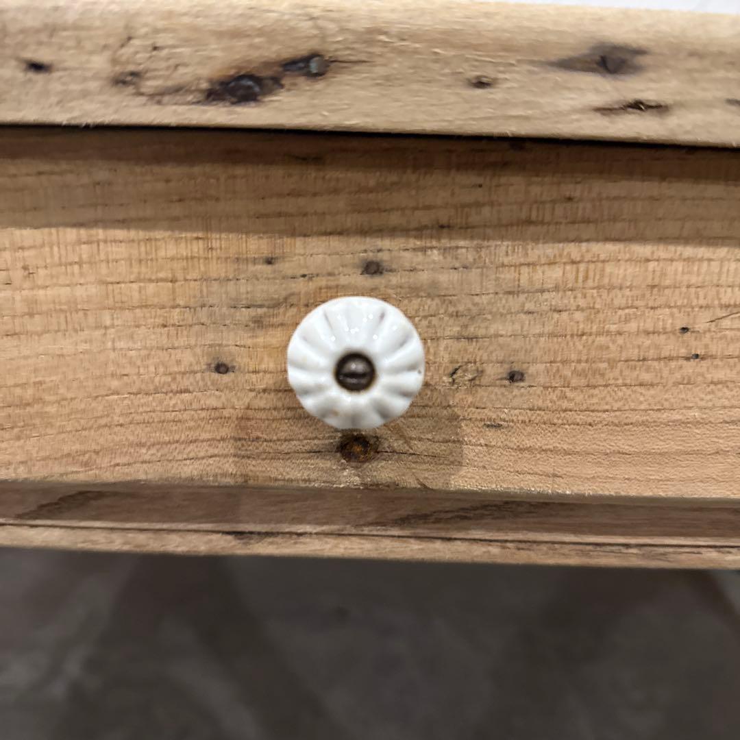 年末年始saleヴィンテージ　コーヒーテーブル　引き出し付き　剥離