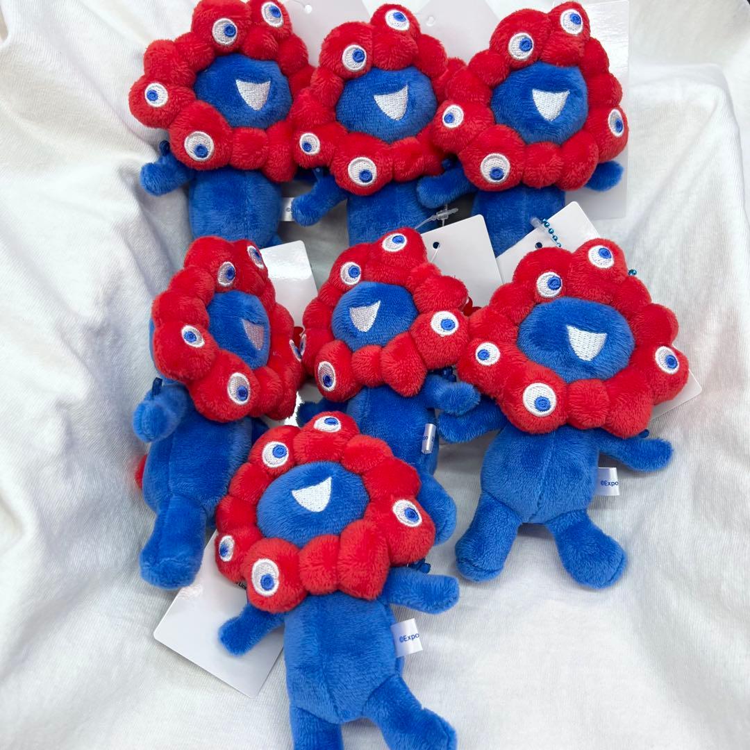 7体セット ミャクミャク ボールチェーンマスコットB 万博 EX25-BCM-B