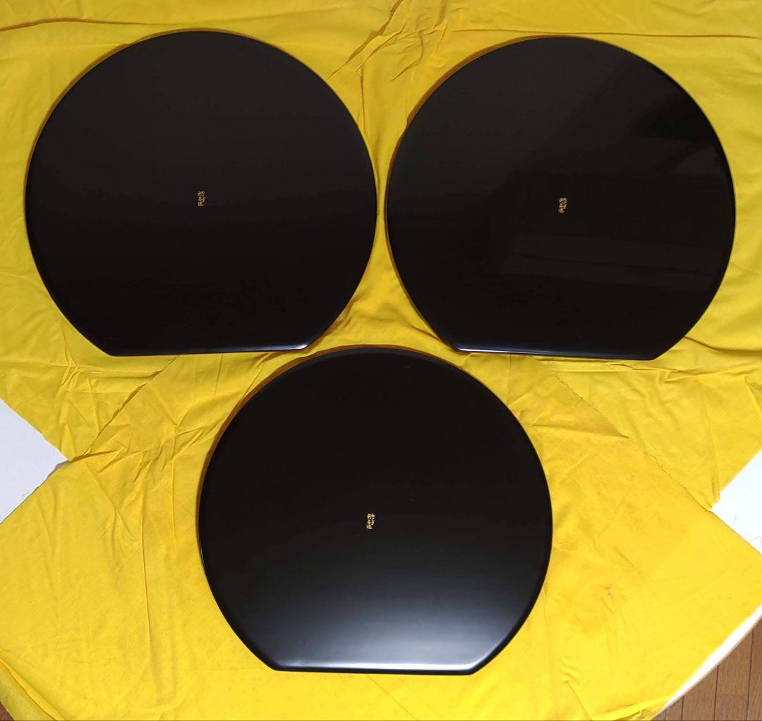 輪島塗　鉄仙蒔絵　おもてなし揃　3客セット