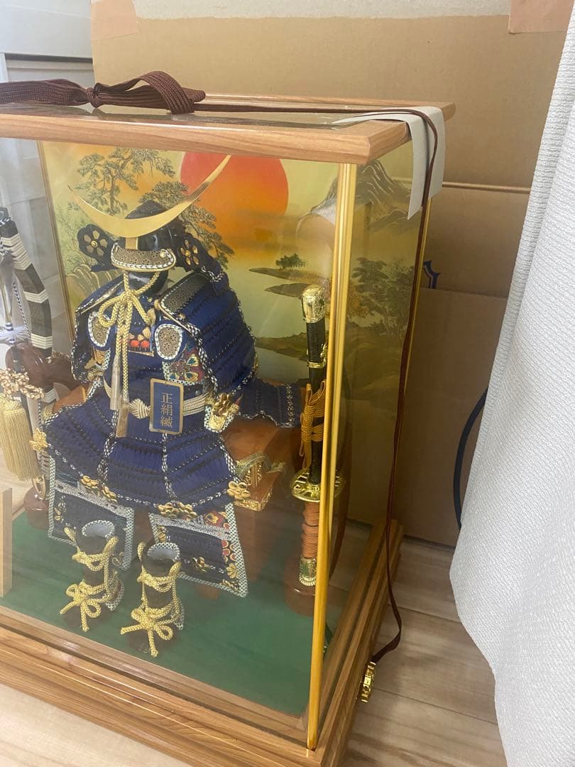 大阪市直接引取限定✨定価数十万弱✨伊達政宗公✨五月人形✨兜✨ケース入り✨