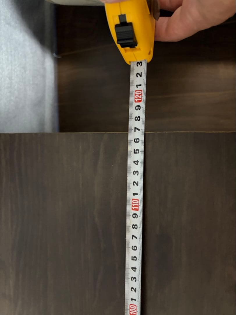 値下げ　木製テレビ台 ダークブラウン 6引き出し