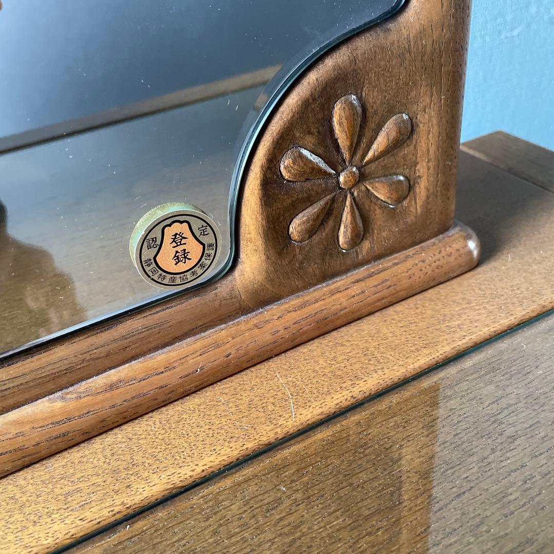 【美品】ドレッサー　鏡台　椅子付き(別売) コンセント付き