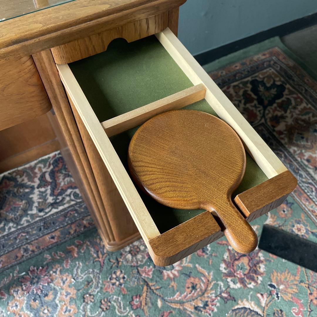 【美品】ドレッサー　鏡台　椅子付き(別売) コンセント付き