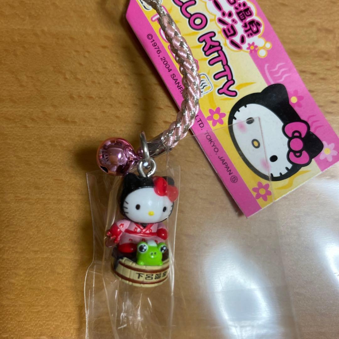 未使用 /下呂温泉 限定品】サンリオ ハローキティ 根付け ストラップ