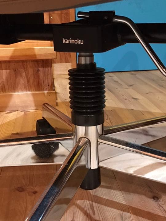 カリモク 本革デスクチェア回転 karimokuアンティーク 1脚ヴィンテージ