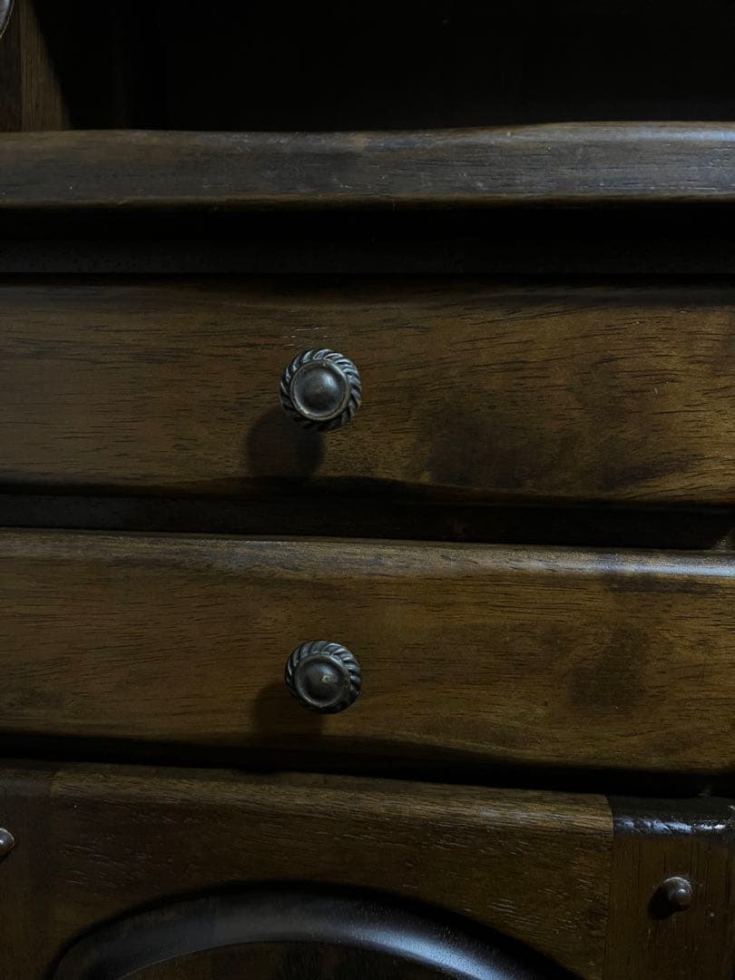 【カリモク/ karimoku】 大理石調W68×H70 キャビネット 電話台