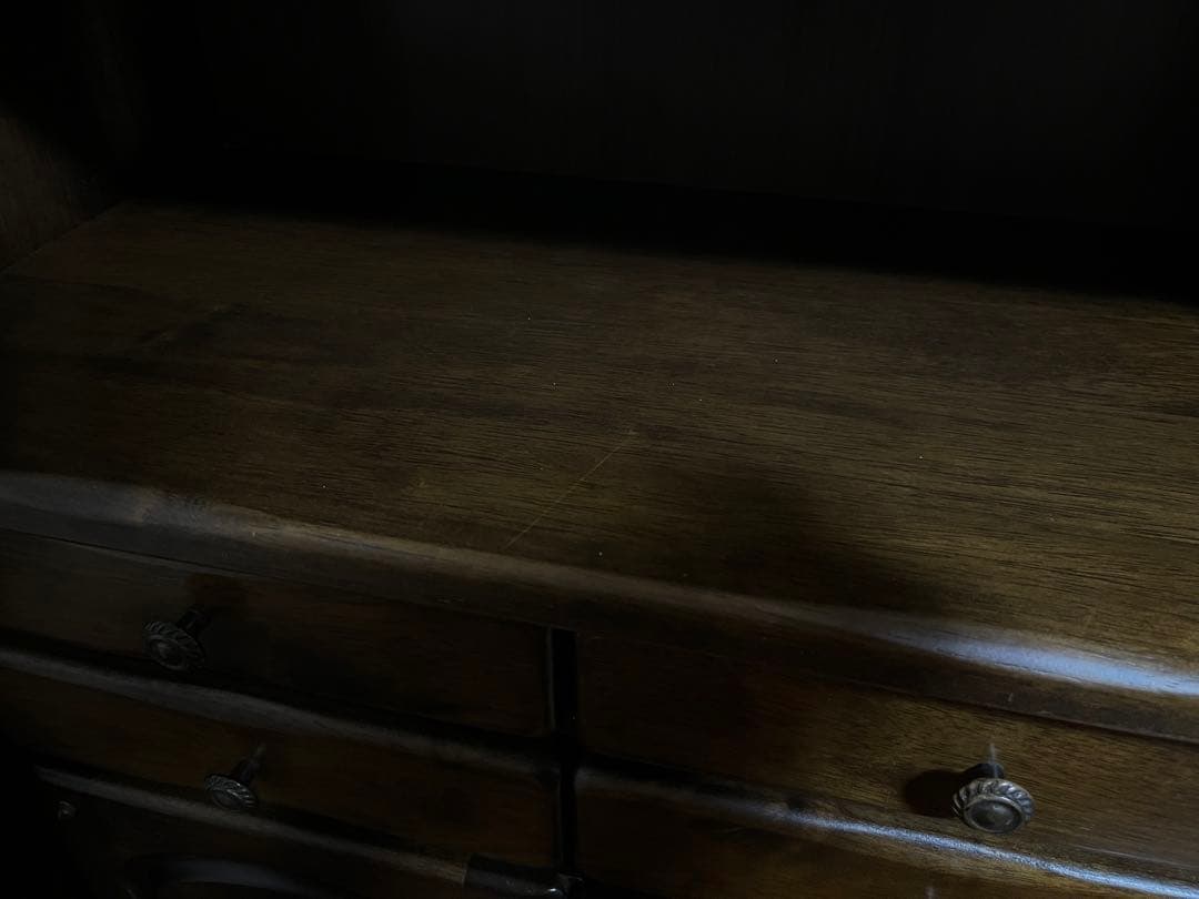 【カリモク/ karimoku】 大理石調W68×H70 キャビネット 電話台