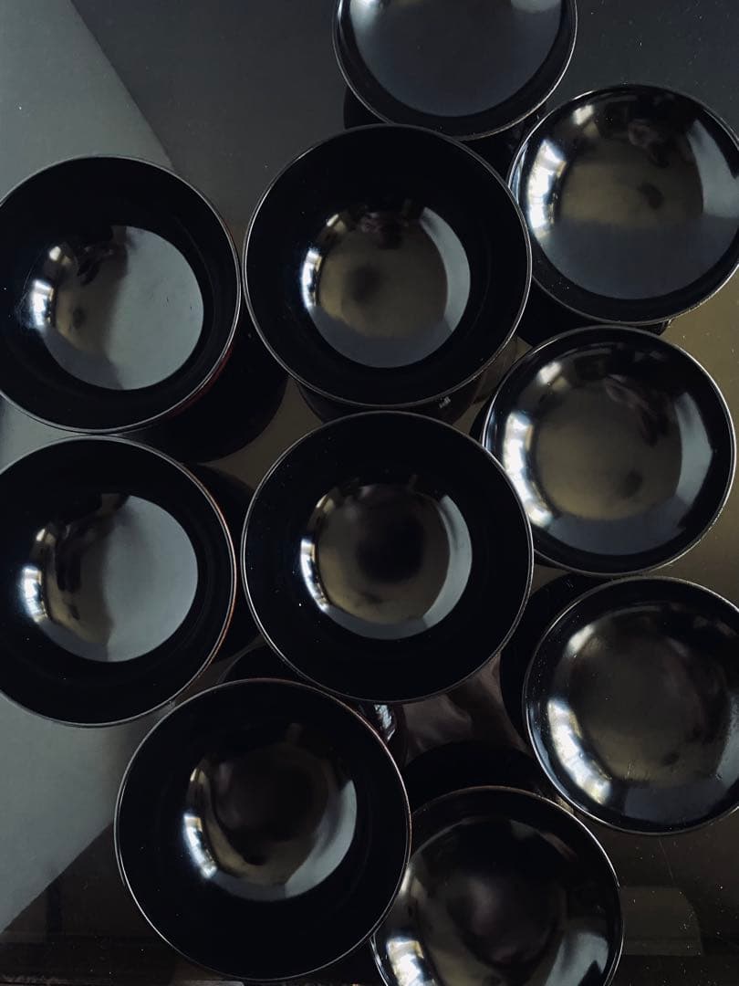 未使用◇特選漆器 蓋付 御吸椀揃 会津塗 竹峯 春慶 新 ラン 天然木五客