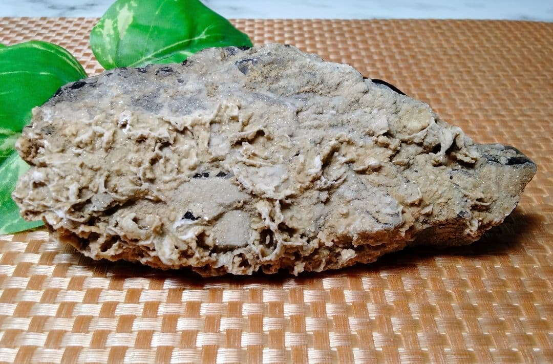 【純天然】★バーコード★★魔除け・厄除け★ 521ｇモリオン 黒水晶 原石