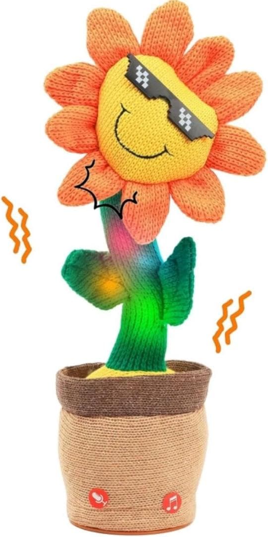 新品未開封】踊るひまわり ダンシングフラワー 話す 歌う 踊る 光る 音