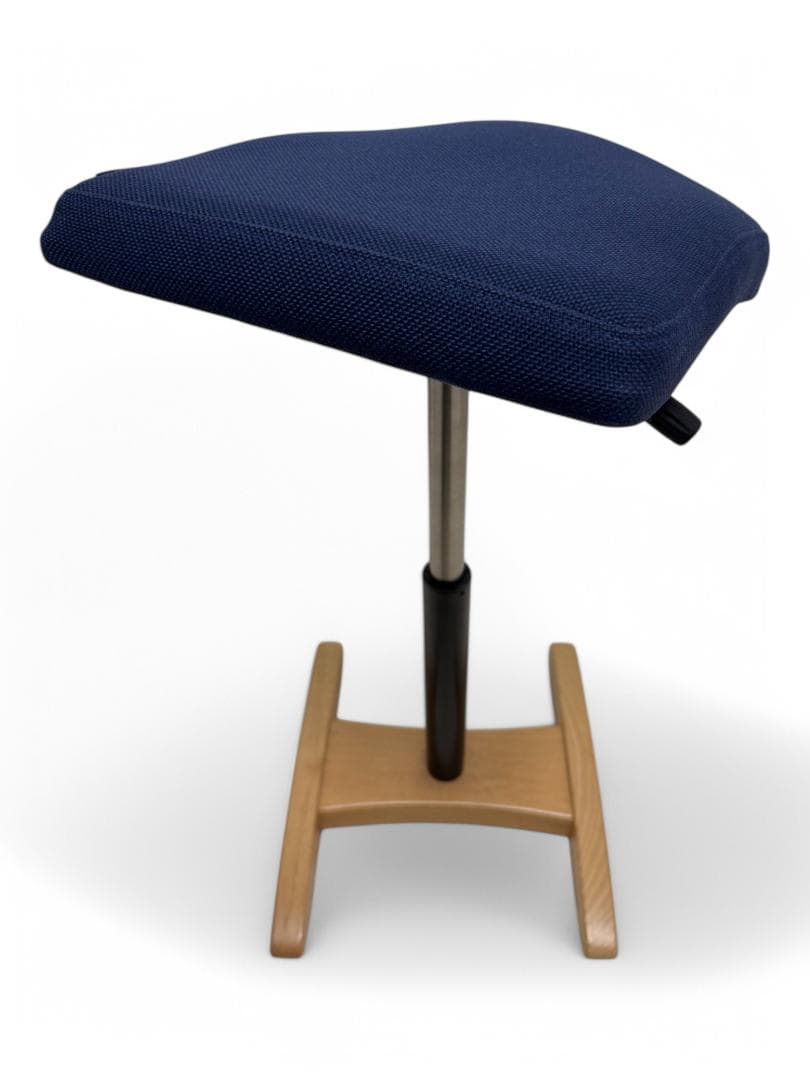 腰痛対策椅子】バランスシナジー スクエア型 ネイビー サカモトハウス
