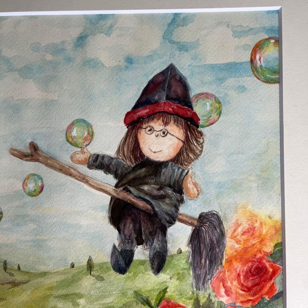 魔女の飛行　シャボン玉　Ｆ6