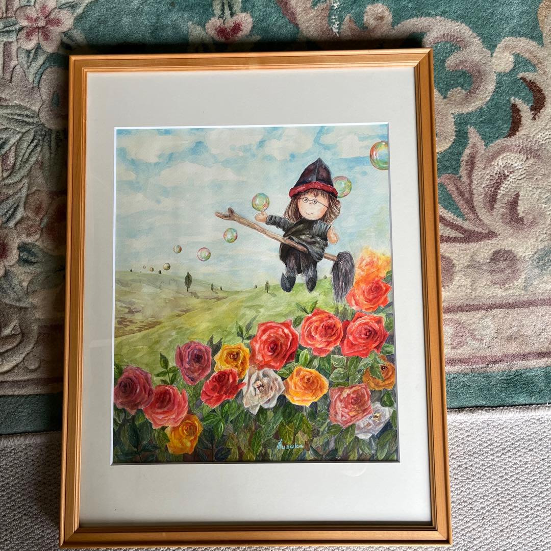 魔女の飛行　シャボン玉　Ｆ6