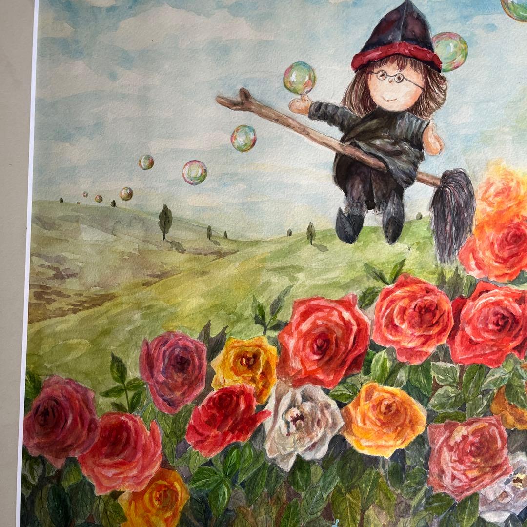 魔女の飛行　シャボン玉　Ｆ6