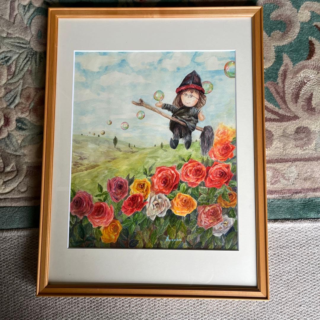 魔女の飛行　シャボン玉　Ｆ6